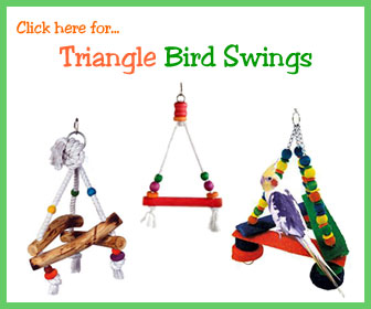 Wooden Bird Swing